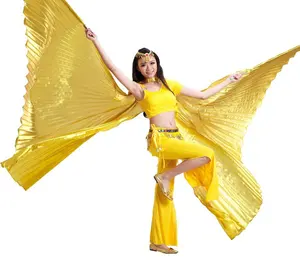 Bestdance Egyptian Egypt Isis Wings Dance wear colors Belly Dance Split wings dance wings Dress Costume