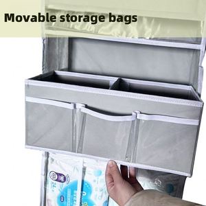 4 Shelf Hanging Door Organizer with 10 Side Pockets and 1 Large Capacity Pockets for Bedroom Over the Door Organizer - Product Image 2