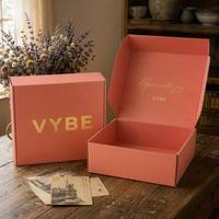 Boîtes cadeaux pliables personnalisées avec boîtes en papier enduit et boîtes d'expédition pour l'emballage de transport e-commerce