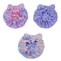 Bonnet de nuit en peluche à paillettes dégradées, doublé satin, anti-frisottis, protection des cheveux, bonnet de nuit multicolore, enveloppement capillaire d'hiver pour femmes adultes