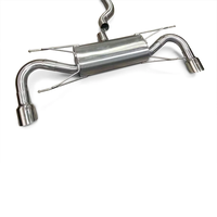 Konversi knalpot Catback untuk Mazda RX-8 2004-2011, kinerja balap konversi knalpot kinerja tinggi