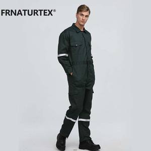 Overoles Ignífugos FRNATURTEX 100% Algodón Xkdz-210565 Para las Industrias de Minería de Carbón, Petróleo y Gas - Product Image 5