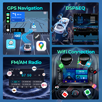 Reproductor de DVD con Pantalla de Radio de 7 Pulgadas y Carga Rápida para Jeep Wrangler 2007-2018, Panel Táctil Capacitivo, BT, GPS, Carplay, Unidad Principal para Auto