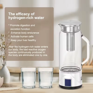 <span class=keywords><strong>Jarra</strong></span> de Agua Rica en Hidrógeno con <span class=keywords><strong>Precio</strong></span> de Fábrica, Hervidor Eléctrico Ionizador de Agua con Pantalla para el Hogar - Product Image 4