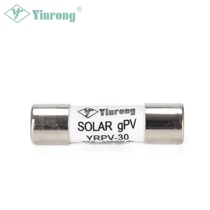 1000V डीसी सौर बेलनाकार फ़्यूज़ और होम फ़्यूज़ बॉक्स gPV 10A/12A/15A/16A/20A/25A/30A (CE,TUV) सौर फोटोवोल्टिक प्रणाली में उपयोग किया जाता है