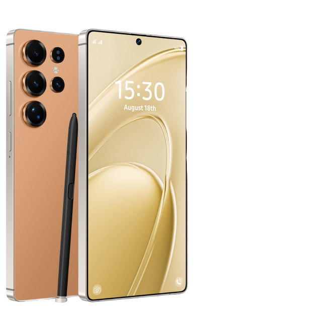 2025 Hotselling 5G Smartphone S25Ultra 64MP AMOLED FHD Display LTE CDMA Dual SIM Face Unlocked Android 14 4G 5G French/Spanish