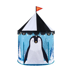 Juguetes de juego imaginativo en oferta: Tienda de campaña infantil tipo yurta, casa de juegos, tienda de campaña portátil con diseño de pingüino para bebés - Product Image 2