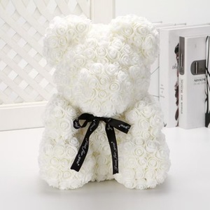 Ours en peluche <span class=keywords><strong>rose</strong></span> parfait, cadeau pour la Saint-Valentin, la fête des mères, Noël, anniversaire, petite amie, maman, mère, femmes - Product Image 2