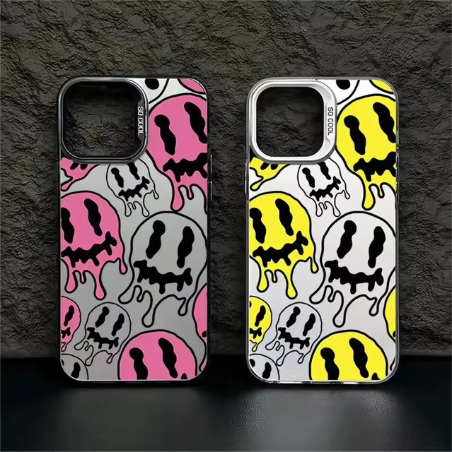 New Cute Cartoon Skull Couple Mobile Phone Cases for Iphone 17/16/15/14/13/12/11/pro/promax/Plus/X/XS/XR Smart Phone Cover