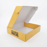 Boîte en carton ondulé auto-érectible personnalisée, écologique, recyclable, de haute qualité, pour accessoires de téléphonie mobile, avec dorure à chaud