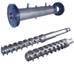 China Supplier Manufacture Rubber Extruder Screw Extruder Screw and Barrel for Rubber Plastic Machine