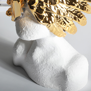 Hiện đại trừu tượng 3D bức tượng thủ công nhựa thủ công cho trang trí nội thất máy tính để bàn đồ trang trí điêu khắc - Product Image 5