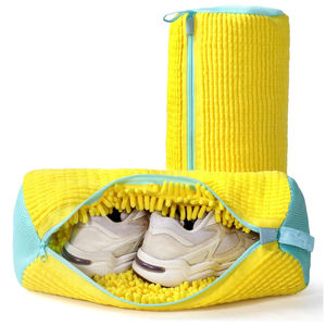 Sacchetti Riutilizzabili per Lavare le <span class=keywords><strong>Scarpe</strong></span> con Cerniera, Borsa per il <span class=keywords><strong>Lavaggio</strong></span> e la Pulizia di Sneaker e Calzature in Lavatrice, Custodia Antipolvere - Product Image 3