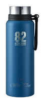 Bouteilles d'eau de sport en acier inoxydable isolées sous vide à double paroi de 650ml flacons à boire personnalisés