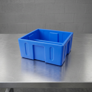 50L Plastic Storage Crate Thickened <b>Square</b> <b>Bin</b> Stackable Utility Container for Organizing Supplies - Product Image 3