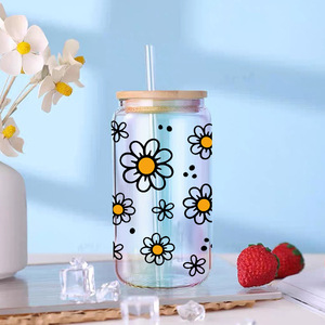 Diseño de pegatinas DTF UV para marcapáginas, envolturas de tazas y envolturas para UTV, con temática 'Grow <span class=keywords><strong>Sunshine</strong></span>' y 'God Says Loved' - Product Image 4