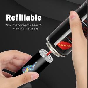 TECHNO rechargeable OEM ODM, imperméable au vent, flamme bleue réglable, puissant, portable, logo personnalisé, briquet torche incliné rechargeable - Product Image 4