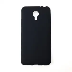 Manufacturer Wholesale Matte TPU Cases Soft Frosted Back Cover Silicone Mobile Phone Case For Meilan Metal Black