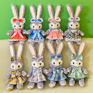 Stellalou itme oyuncaklar Stellalou dolması bebek mor tavşan peluş oyuncaklar karikatür uzun kulak <span class=keywords><strong>Bunny</strong></span> dolması hayvan bebekler için kız - Product Image 1