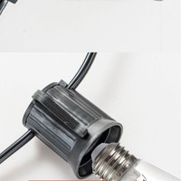Guirlandes lumineuses LED extérieures étanches IP44 pour Noël et Halloween, ampoules G40 C7 ST38 E12 E27, pour tentes, arbres suspendus, avec télécommande