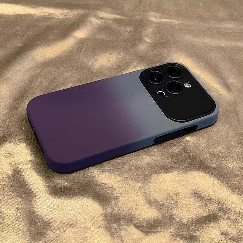 Gris violeta degradado (anillo de lente negro)