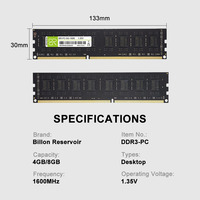 BR ordinateur ram DDR3 4GB 8 gb ram ddr3 pour pc ram ddr3 8 gb 1600mhz puces d'origine