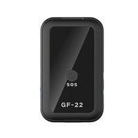 Mini traceur GPS GF22 pour voiture, suivi en temps réel, dispositif anti-perte, localisation précise du tracteur, positionneur de message SlM, dispositif d'alarme SOS