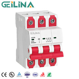 मैक डीसी अलग स्विच लघु सर्किट ब्रेकर 1p 2p 3p 4p 20a 32a 40a 63a mcb सौर प्रणालियों के लिए दीन रेल तांबा - Product Image 3