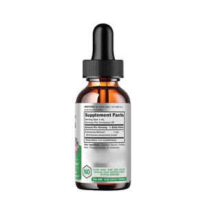 Extracto Líquido Concentrado de Equinácea Personalizable OEM, Sin Alcohol, Sin Gluten y Fórmula No Modificada Genéticamente, 2 Onzas Fluidas - Product Image 2