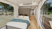 Maison-capsule mobile - Villa en acier imperméable, appartement pour utilisation en parc
