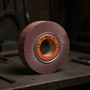 Disco Abrasivo de Tela con Solapa, Corindón, 250x50x100 mm, con Orificio, Grano 180 - Product Image 3