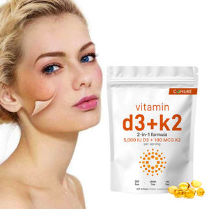 แคปซูล<span class=keywords><strong>วิตามิน</strong></span>ซอฟต์เจล K2 100mcg D3 5000iu สำหรับรองรับกระดูกภูมิคุ้มกัน - Product Image 2