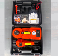 Outils de réparation automobile : Cric pneumatique pour voiture 5 tonnes 12V, support de cric 5-en-1, cric rapide, élévateur de voiture universel, cric électrique
