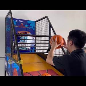 Jeu de basket-ball d'arcade standard de tournoi - Affichage électronique du score avec effets sonores et hauteur réglable - Product Image 2