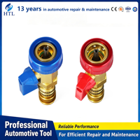 Kit d'outils HTL pour l'extraction et l'installation de valves de climatisation automobile R134A avec raccords de valve standard