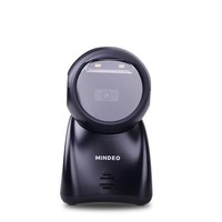 Escáner de Código de Barras con Cable USB Mindeo MP725, Lector de Códigos QR PDF 1D/2D, Clasificación IP54, Sensor CMOS de Escritorio Negro, 1 Año de Garantía, en Existencia