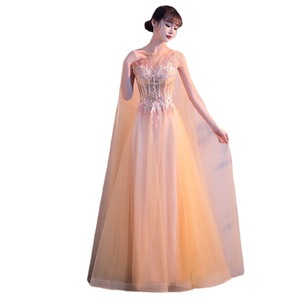 Women's Evening Gown 2026 New Arrival Elegant Long Dress Empire Waist Sweetheart Neckline A-Line Yellow 677 Gray 677 Pink 677 - Product Image 5