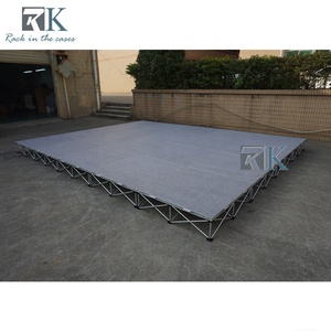 Scène de plateforme portable pour événements, scène pliante en aluminium, vente de podiums - Product Image 6