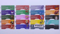 Autocollant coloré pour Nintendo Game Boy Advance SP GBA SP