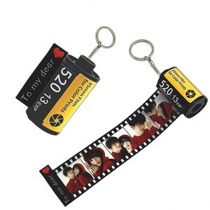 Porte-clés personnalisable en rouleau de film vierge pour sublimation, idéal pour les parents et les camarades de classe (vente en gros) - Product Image 1