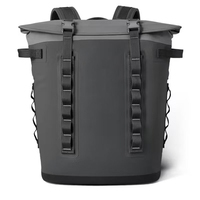 Sac à dos isotherme souple en tissu Oxford imperméable JK-BB-QT-17, 35L, couleur unie, pour pique-nique en extérieur, à double bandoulière