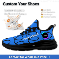Chaussures décontractées pour hommes avec design de couleur personnalisé, doublure en maille souple pour les sports de plein air, la marche et la course à pied, commande d'usine