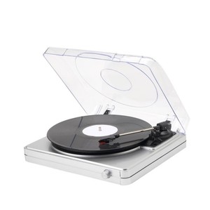 Vente en gros de tourne-disque <span class=keywords><strong>vinyle</strong></span> minimaliste avec couvercle anti-poussière transparent, tourne-disque 33/45/78 tours, enregistrement USB en option - Product Image 2
