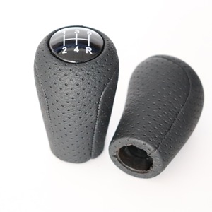 Car Gear <b>Knob</b> Leather Black 6-Speed Manual <b>Shift</b> <b>Knob</b> For Mazda Ergonomic Design - Product Image 5