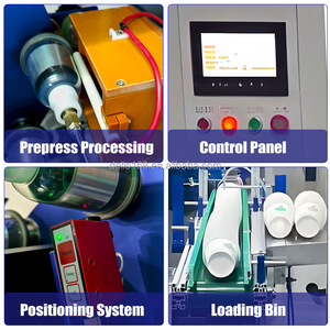 Hình trụ Màn hình máy in Cốc giấy máy in 8 trạm Nhiều Màu màn hình tự động máy in cho chai PET in ấn - Product Image 2