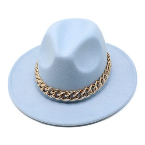 Allumer Holographique Led Clignotant Chapeaux En Gros Western Styles Rose Rouge Blanc et <span class=keywords><strong>Bleu</strong></span> Femmes Laine Cowboy Chapeau Avec Lumières - Product Image 5
