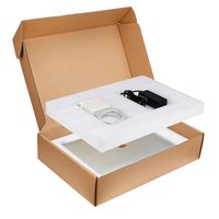Cajas de envío reutilizables ecológicas de cartón corrugado resistente de alta calidad con revestimiento de espuma para embalaje de portátiles
