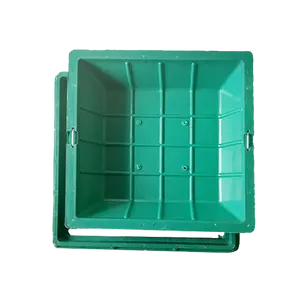 БМЦ SMC Композитный пластиковый пояс для газона с зелеными углубленные невидимые крышки люков для газона с рамой
