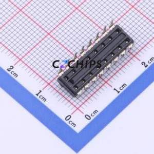 DIH08GE DIP Switch Through hole Component (THT) Switch Single Pole Single Throw 8 2.54mm 25mA - Product Image 2