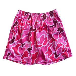 Peso pesado grueso por encima de la rodilla Streetwear 5 entrepierna 6 pulgadas entrepierna sublimación impresa para Hombre Pantalones cortos de malla de camuflaje personalizados con bolsillos - Product Image 4